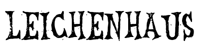 Leichenhaus Font Image