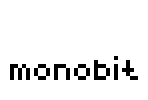 monobit Font Image