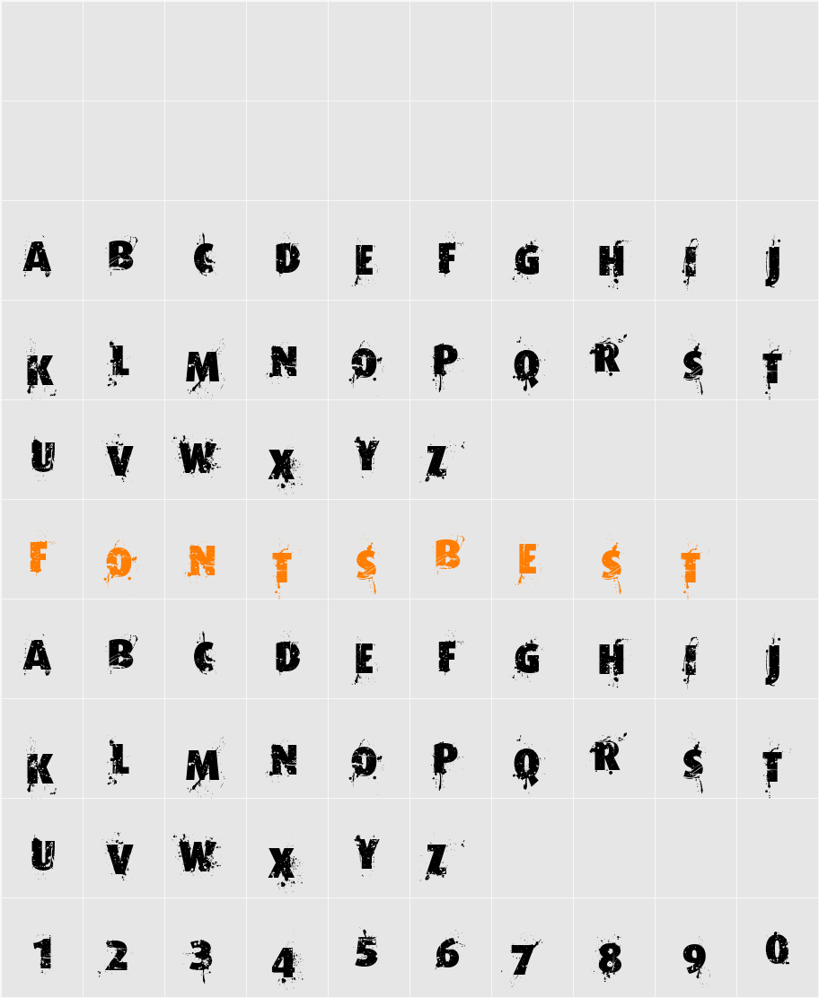 Formfound.com Character Map