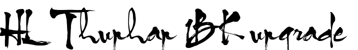 HL Thuphap 1BK upgrade Font Image