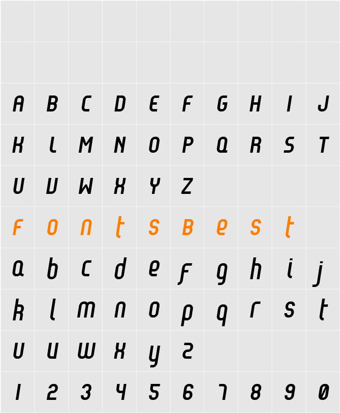 Reflex Character Map