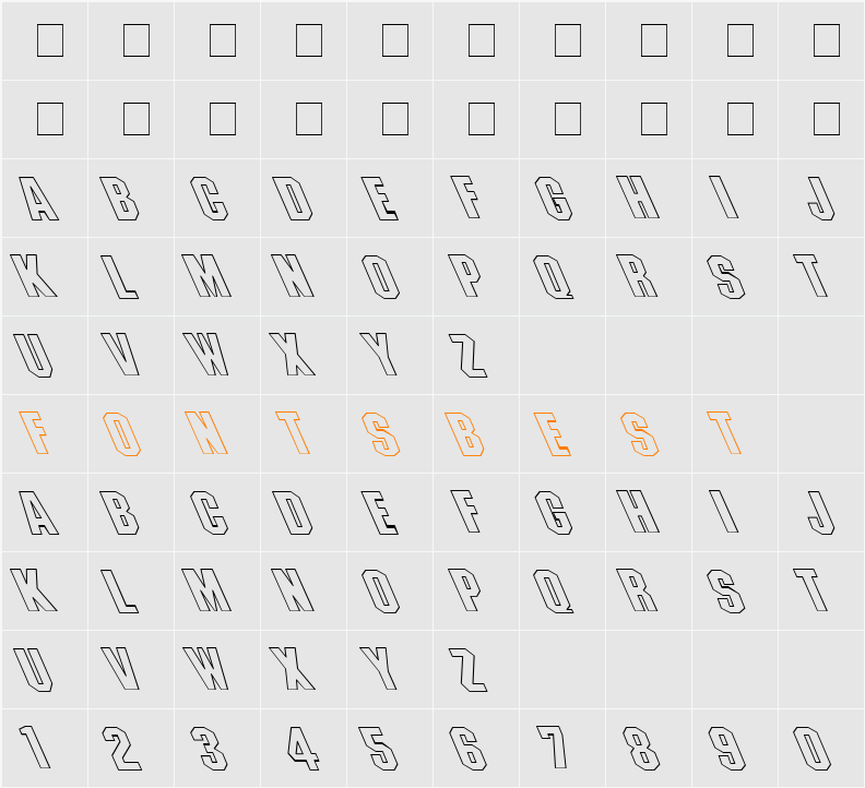 Machiavelli Bld Hollow Lefti Character Map