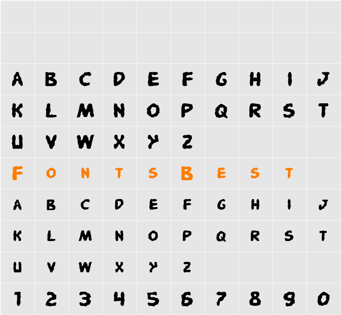 Pandemonious Puffery Character Map