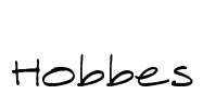 Hobbes Font Image