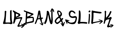 Urban&Slick Font Image