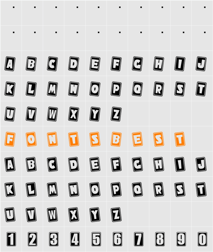 NiseSonicShuffle Character Map