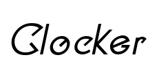 Clocker Font Image