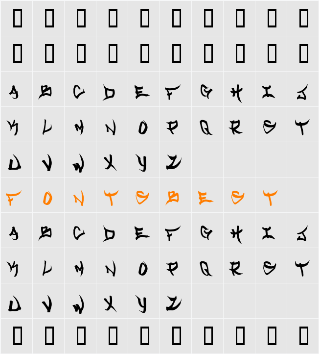 Welcome to Texas Character Map