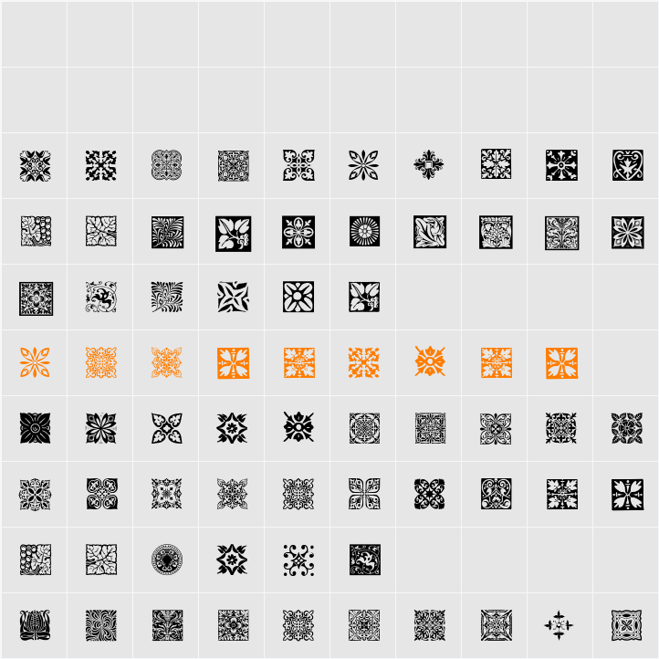 FreeTiles Character Map