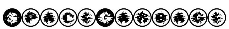 SpaceGarbage Font Image