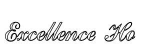 Excellence Ho Font Image