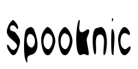 Spooknic Font Image