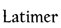 Latimer Font Image