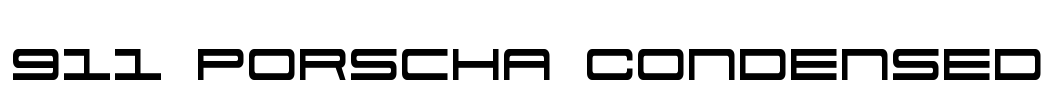 911 Porscha Condensed