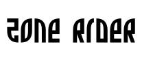 Zone Rider Font Image