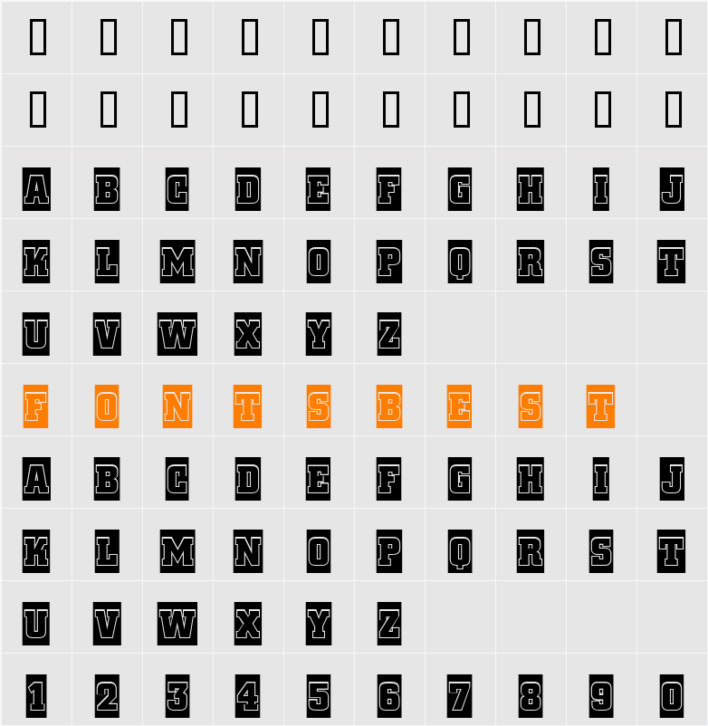 a_CityNovaTtlCmGr Character Map