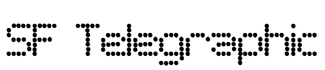 SF Telegraphic Font Image