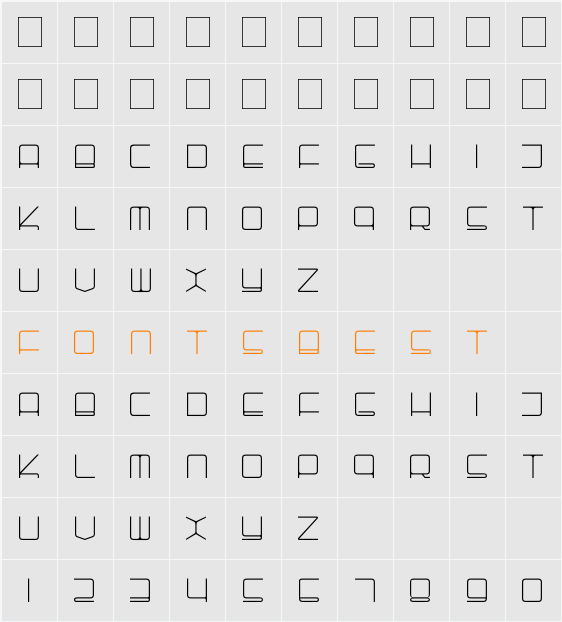 batho Character Map