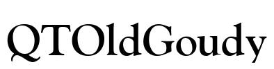QTOldGoudy Font Image