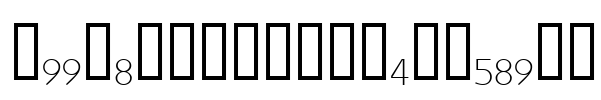 HoosickFallsFractions Font Image