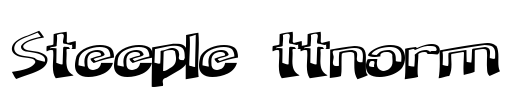 Steeple ttnorm Font Image