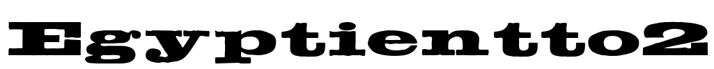Egyptientto2 Font Image