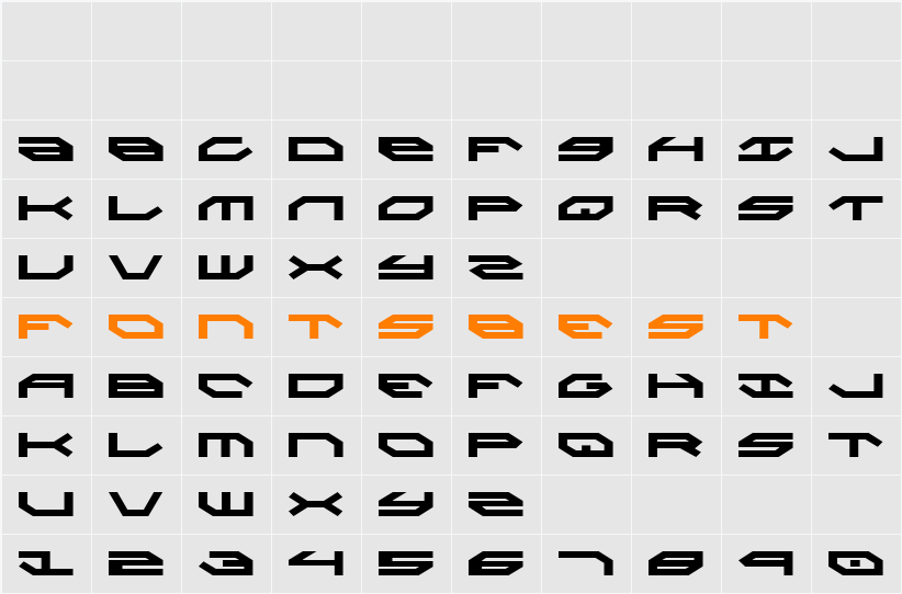 Taskforce Character Map