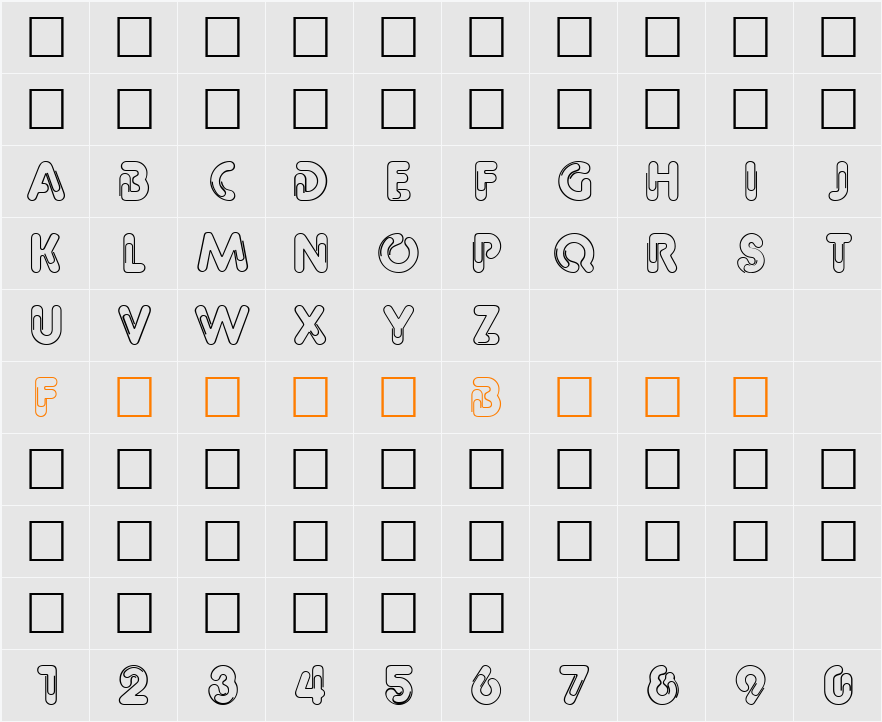 Office Character Map