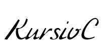 KursivC Font Image
