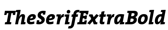 TheSerifExtraBold