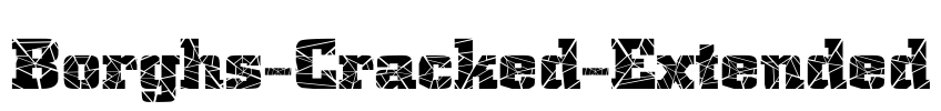 Borghs-Cracked-Extended Font Image