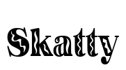 Skatty Font Image