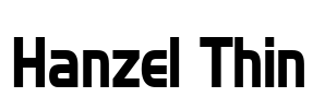 Hanzel Thin Font Image