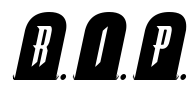 R.I.P. Font Image
