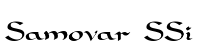 Samovar SSi Font Image