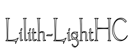 Lilith-LightHC Font Image