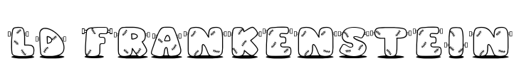 LD Frankenstein Font Image