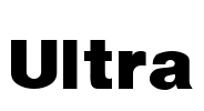 Ultra Font Image