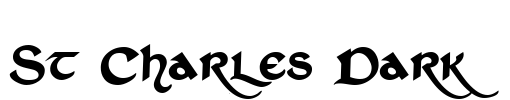 St Charles Dark Font Image