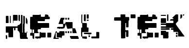 Real Tek Font Image