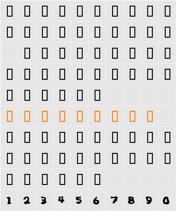 Ron Black Character Map