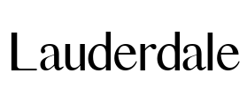 Lauderdale Font Image