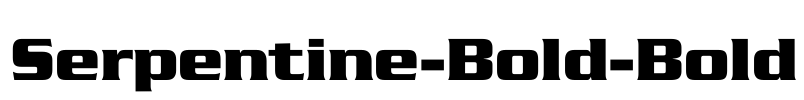 Serpentine-Bold-Bold Font Image