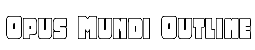 Opus Mundi Outline