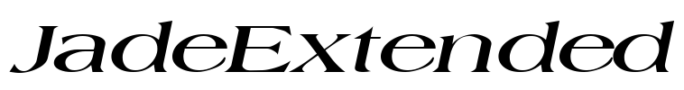 JadeExtended Font Image