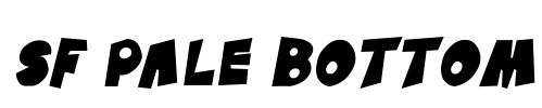SF Pale Bottom Font Image