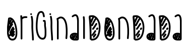 OriginalDonDada Font Image