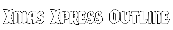 Xmas Xpress Outline
