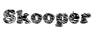 Skooper Font Image