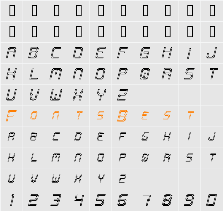 OpenMind Character Map